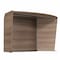 Linea Italia ADA Reception Desk, Wheelchair, Kids, 55 inW x 71 inD x 30 inH, N. Walnut 55490NW - alternate 4